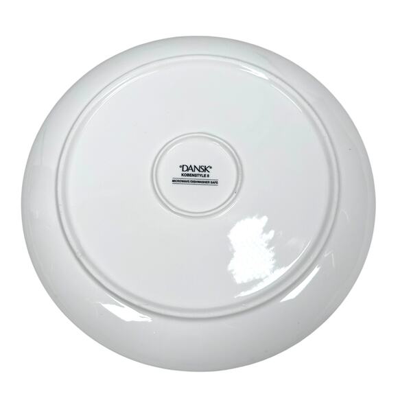 Dansk Kobenstyle II Dinner Plates 10" White Black Rim Round Dinnerware Lot of 7 - Picture 3 of 9